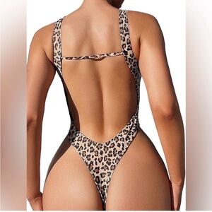 Leopard Print Women's Bodysuit